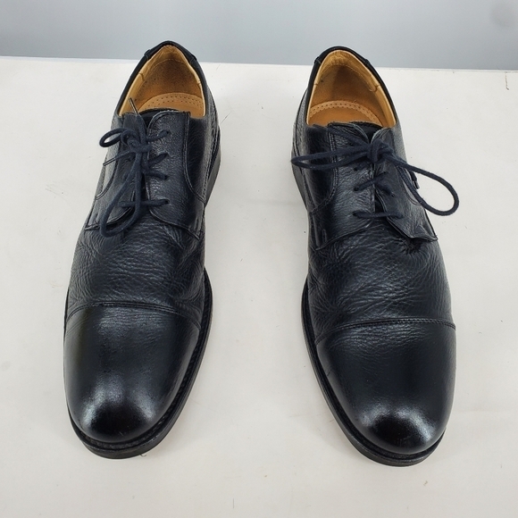 Studio Belvedere Shoe Mens 11 D Duke Cap Toe Black Oxfords main image 12